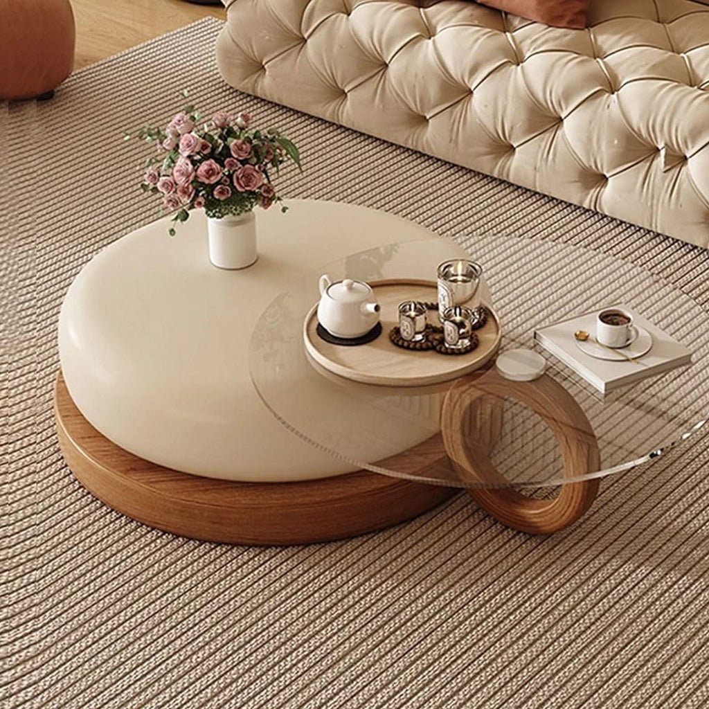 Amiya Modern Wooden Nesting Centre Tables