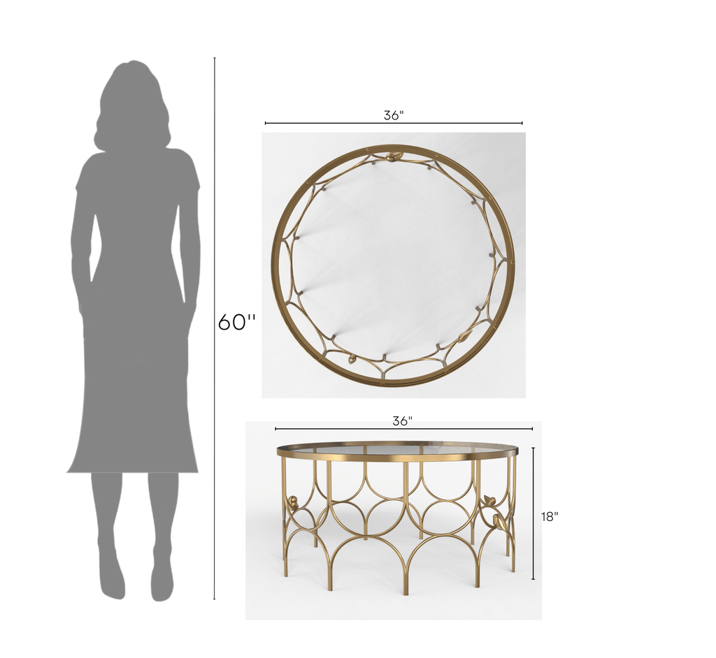 Eclectic Metal Centre Table