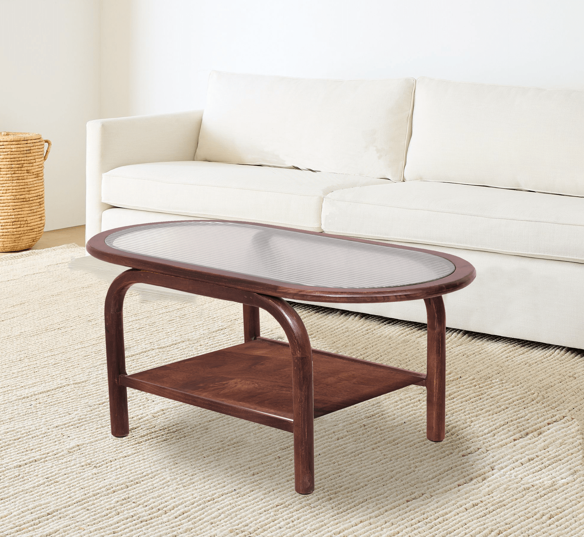 Sloan Wooden 2-Tier Centre Table