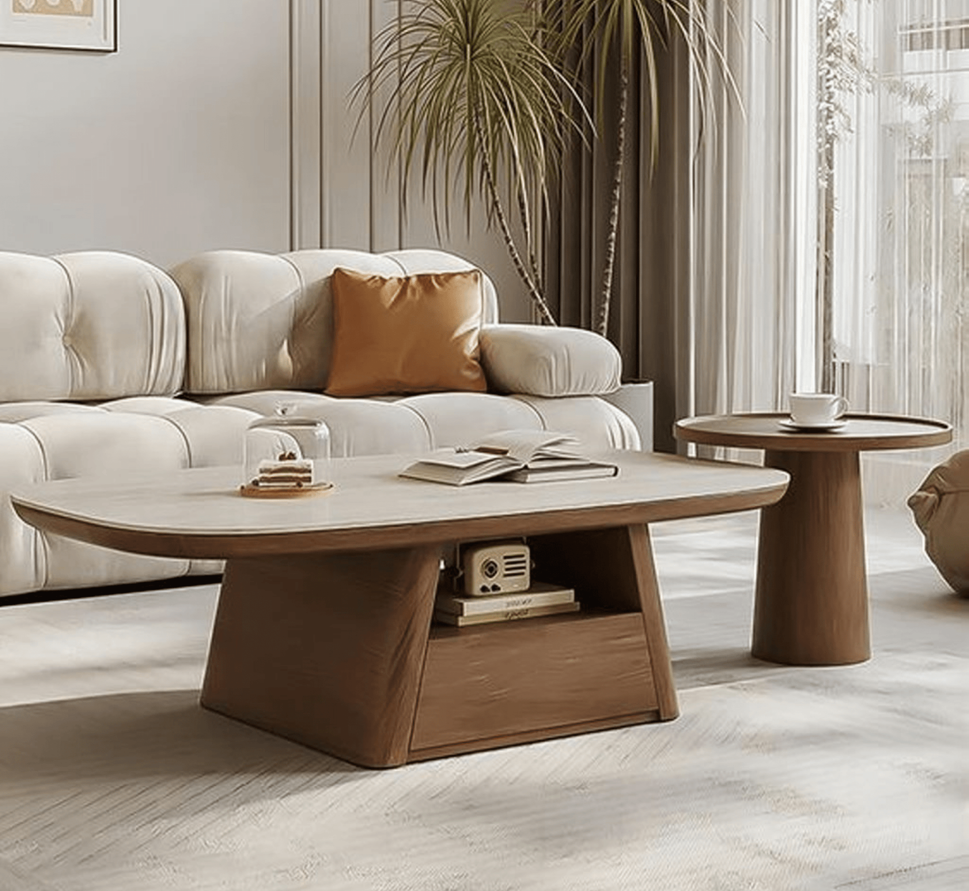 Spectra Wooden Nesting Centre Tables