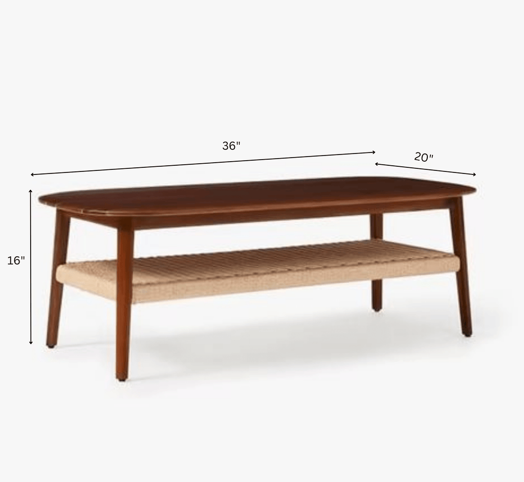 Vyut Wooden 2-Tier Centre Table