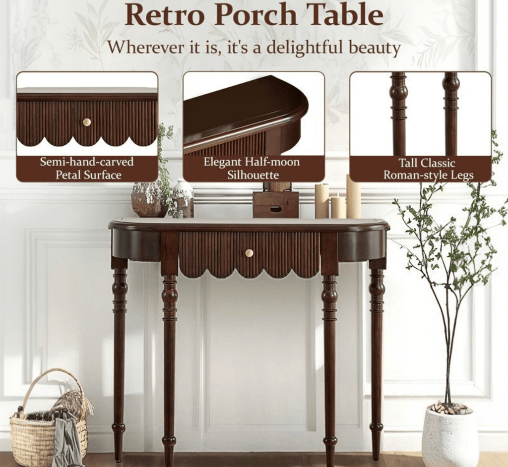 Sama Wooden Console Table