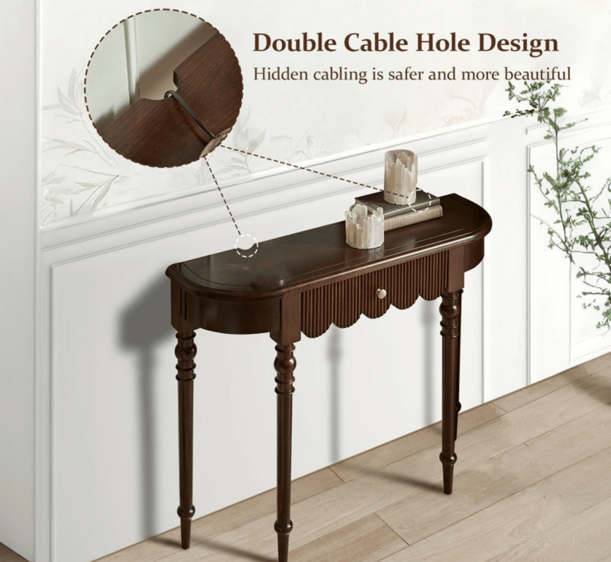 Sama Wooden Console Table