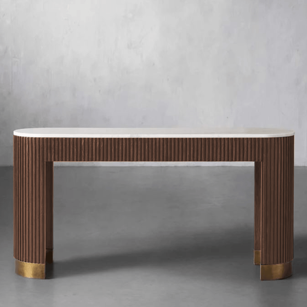 Sloan Marble-Top Console Table