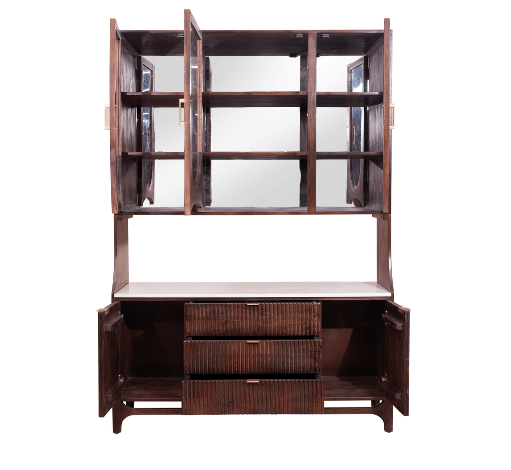 Sloan Wooden Full-size Crockery Cabinet