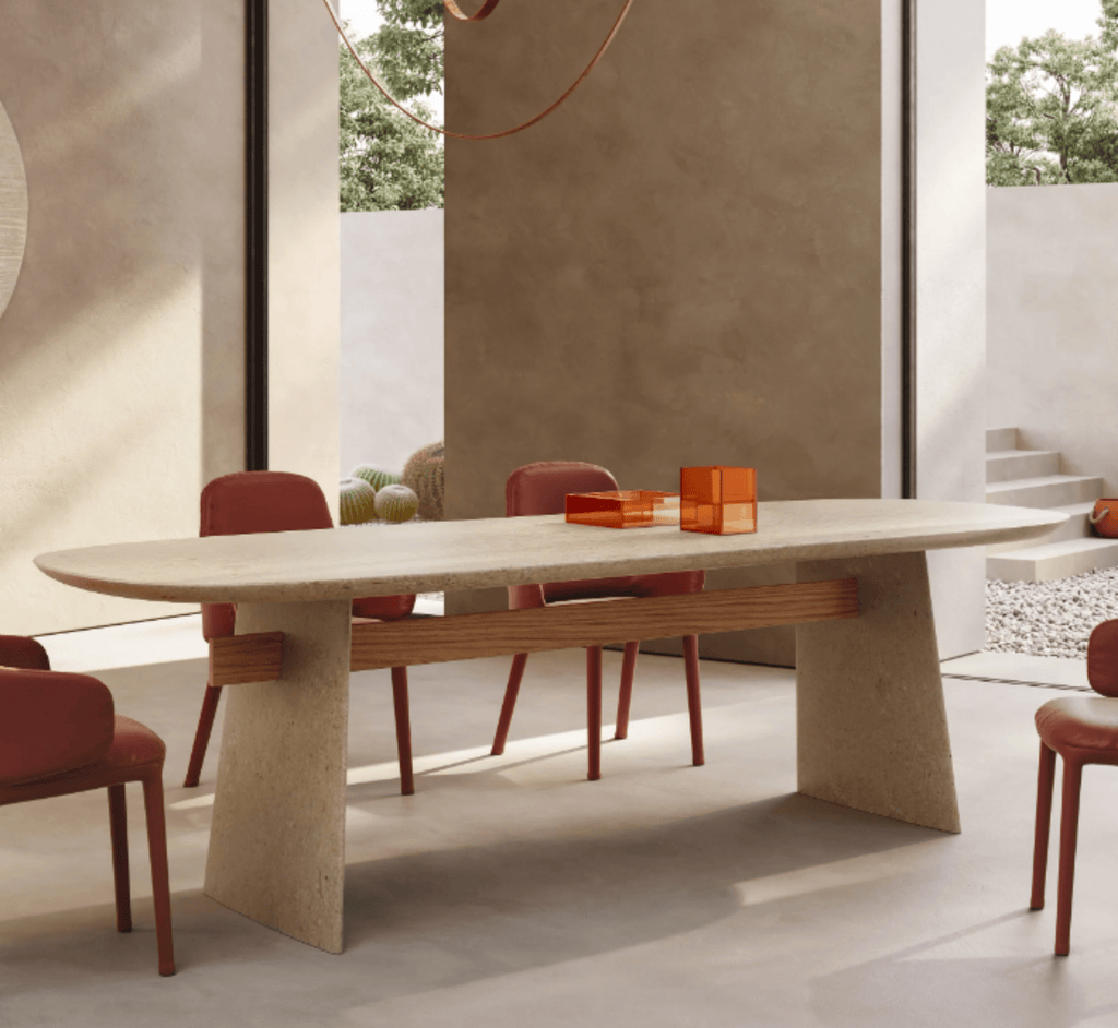 Arth Wooden Dining Table Set