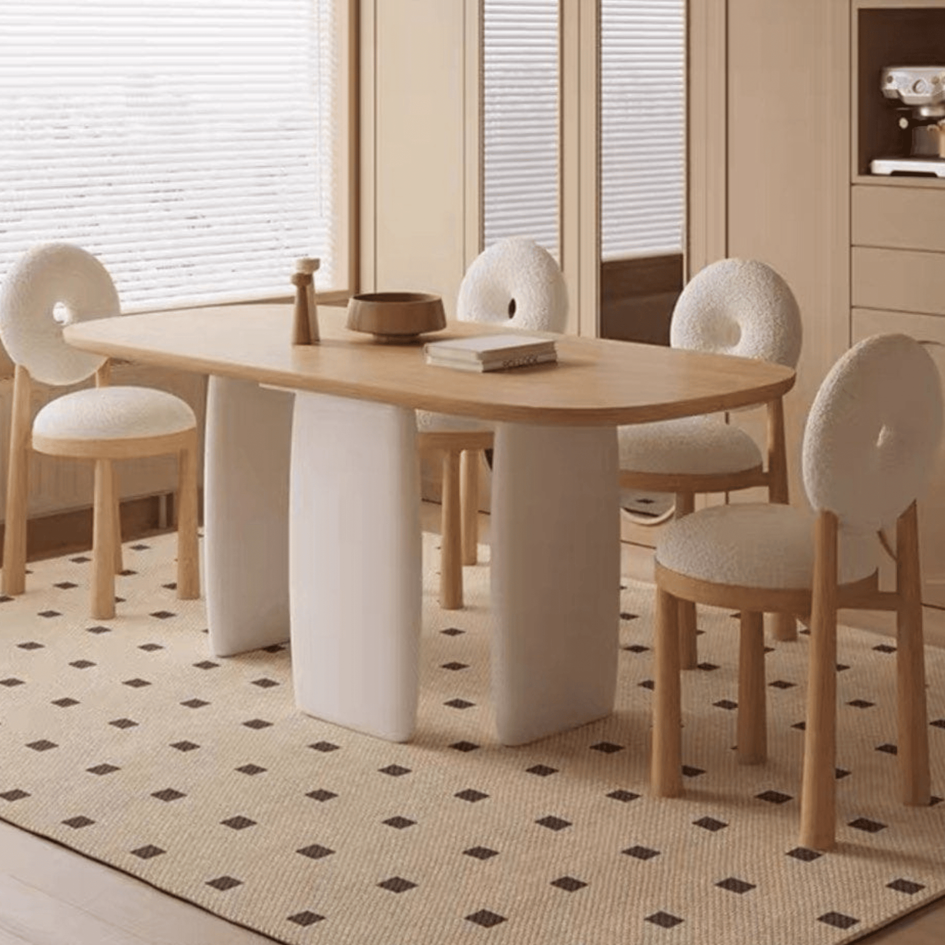 Ohana Wooden Dining Table Set