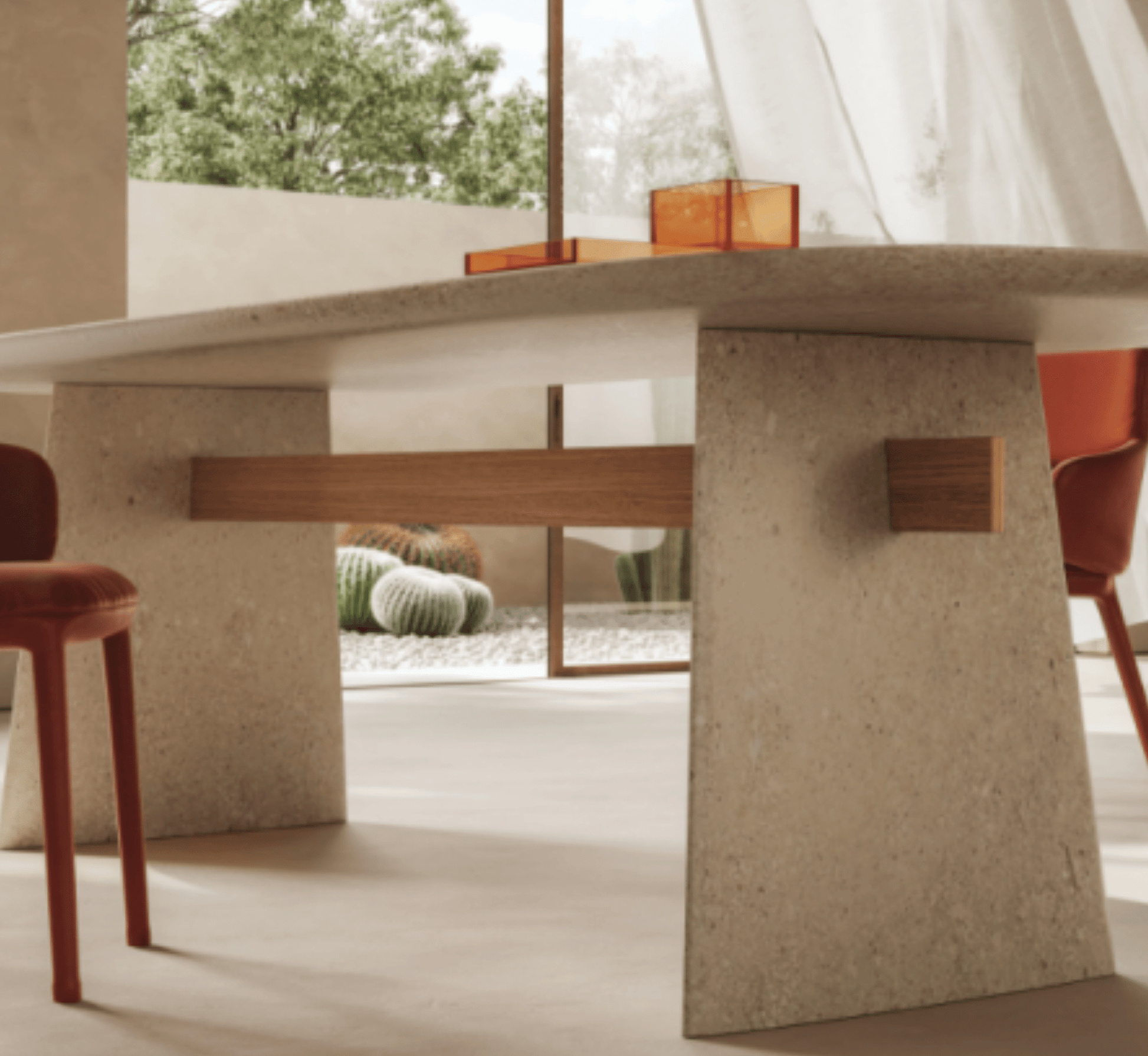 Arth Wooden Dining Table Set