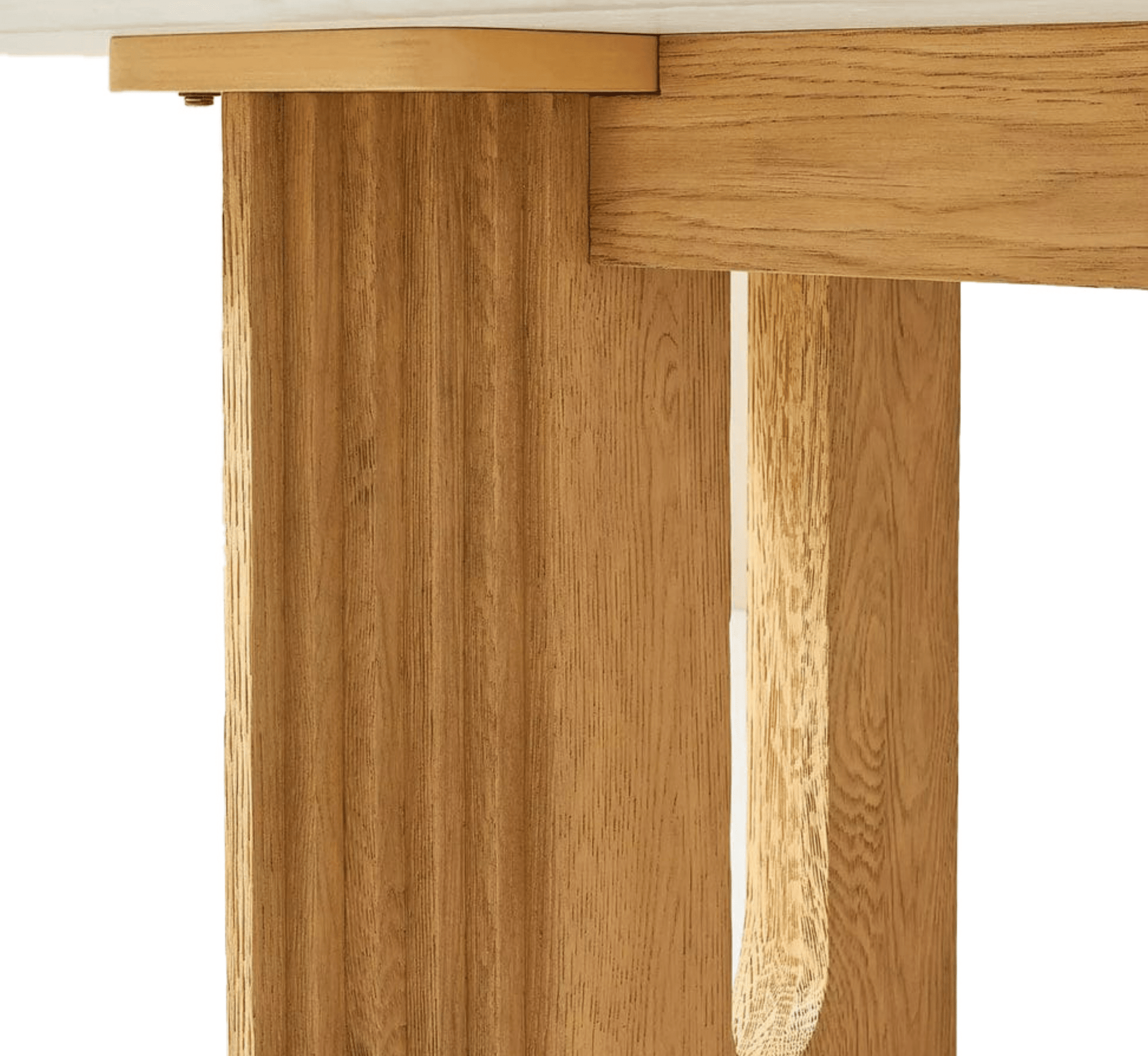 Centra Marble-Top Wooden Dining Table Set