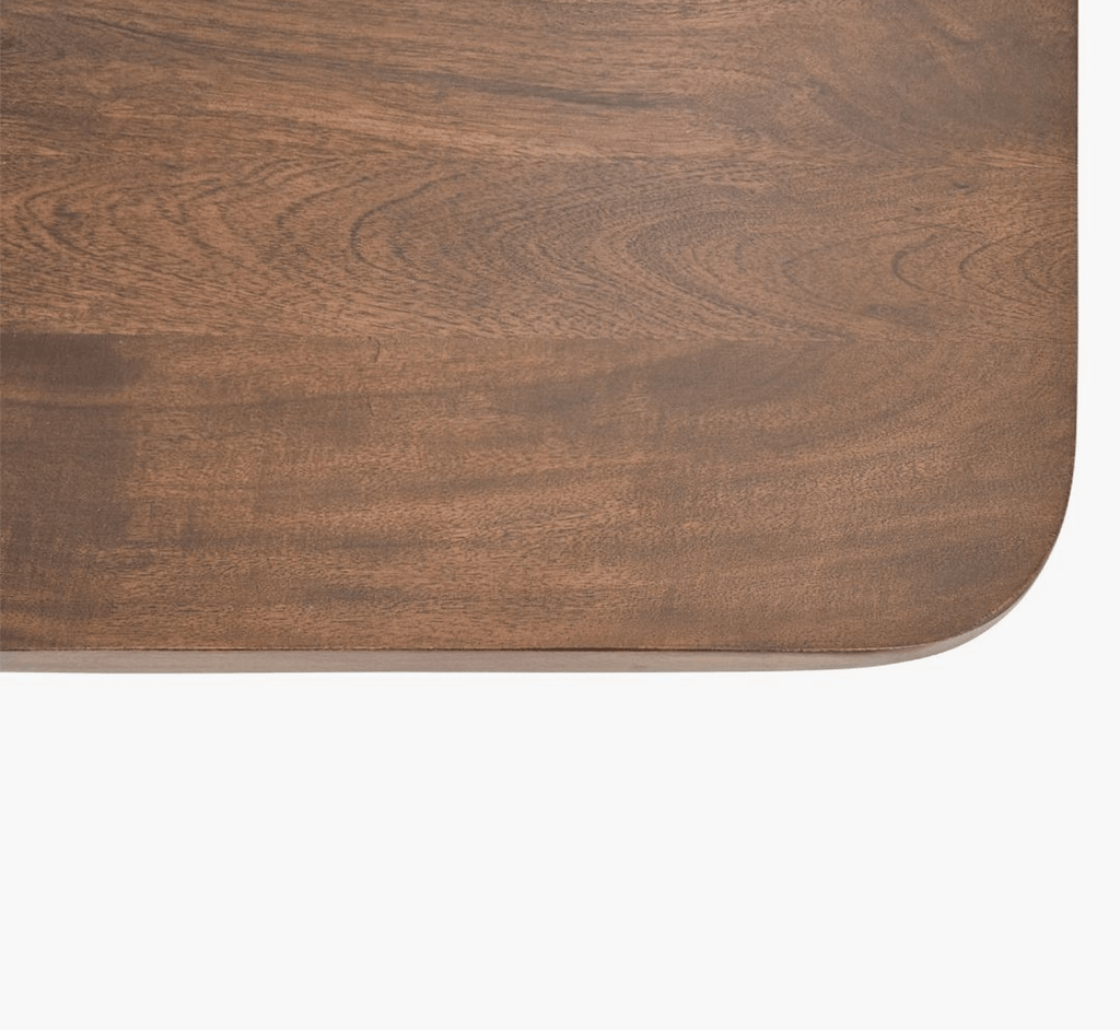 Sculpted Wooden Dining Table Set