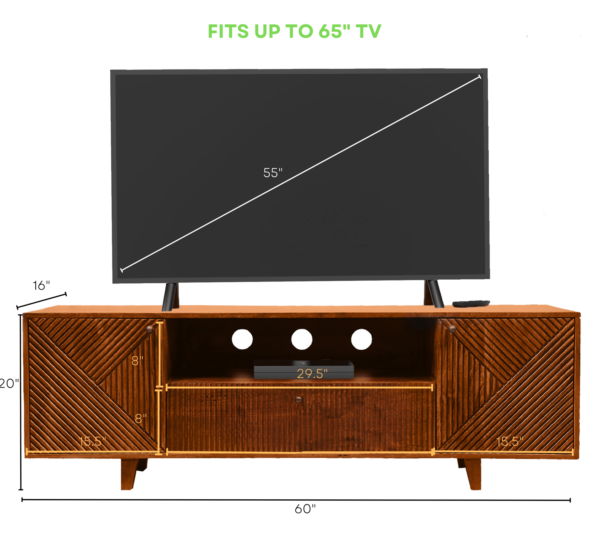 Sloan Wooden TV Cabinet