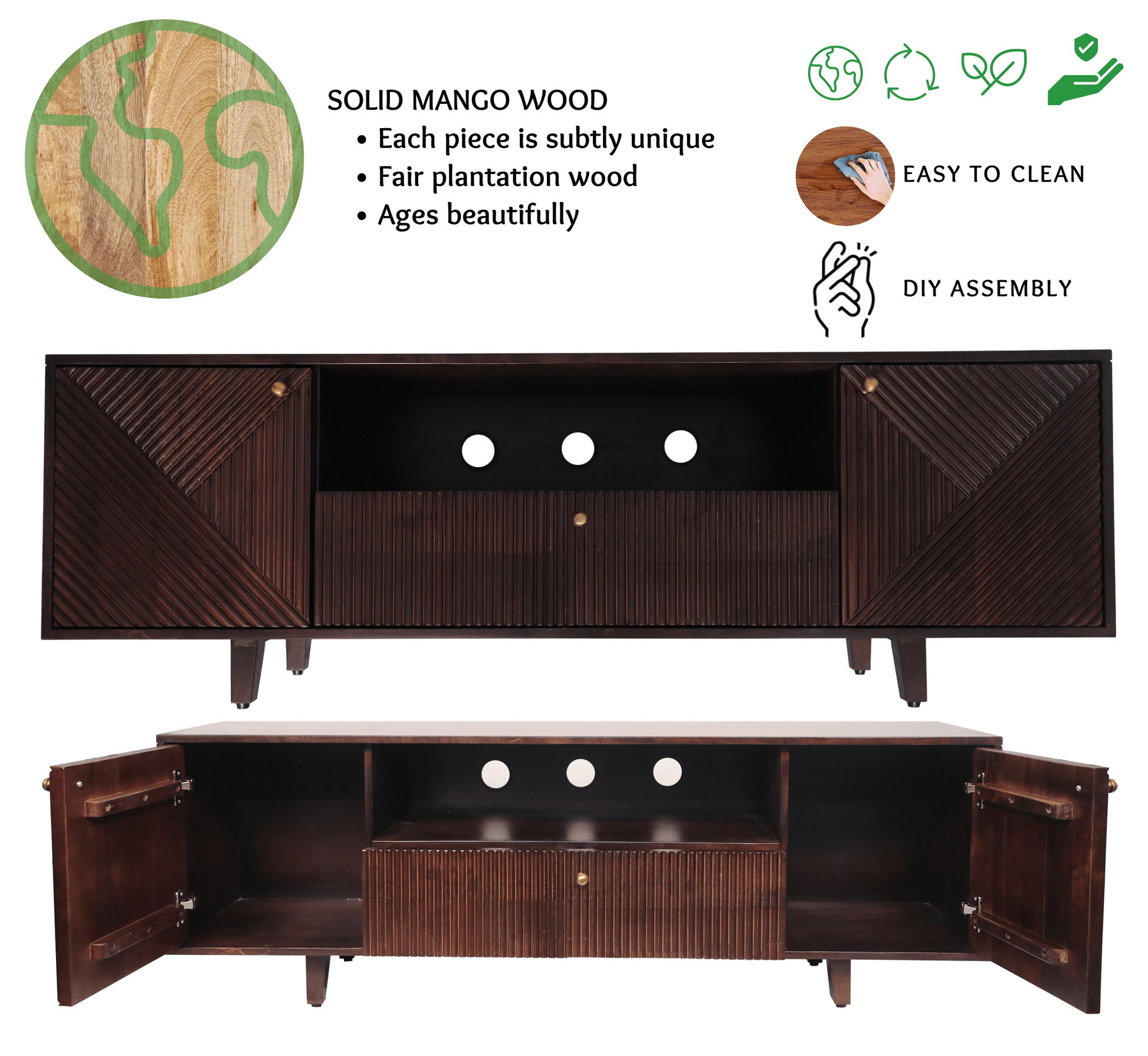 Sloan Wooden TV Cabinet