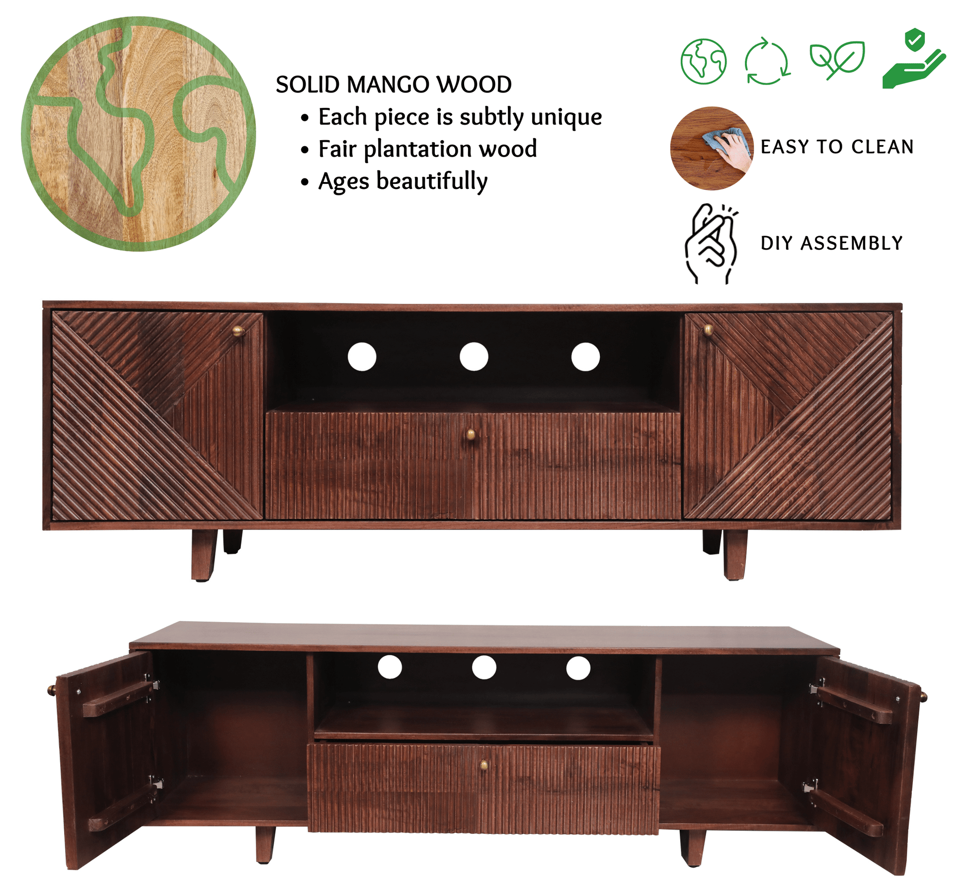 Sloan Wooden TV Cabinet