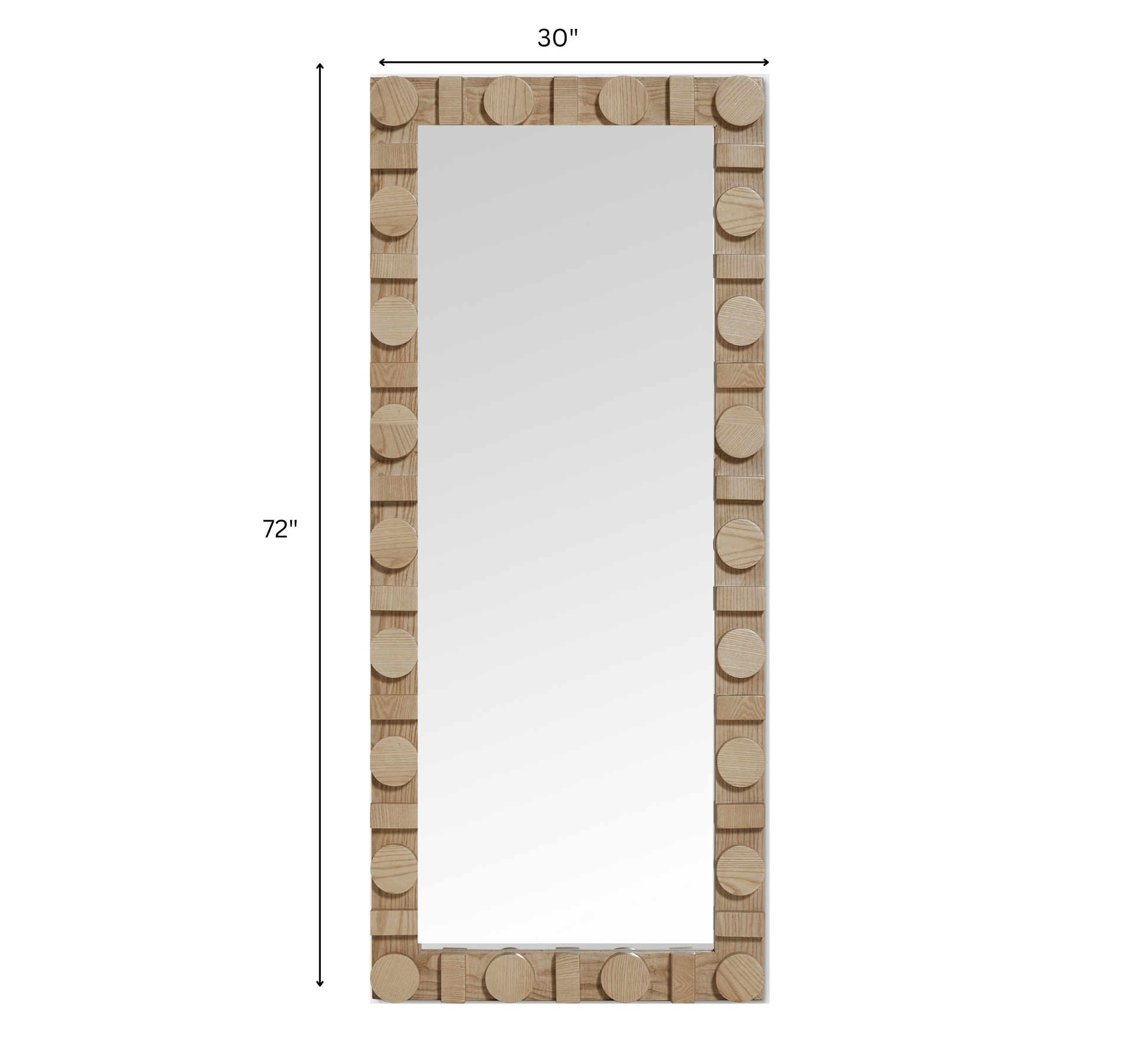 Alchemy Wooden 6FT Floor Mirror