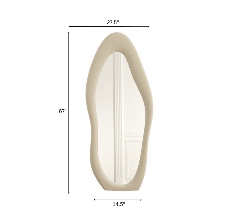 Arth Upholstered 5.5FT Floor Mirror