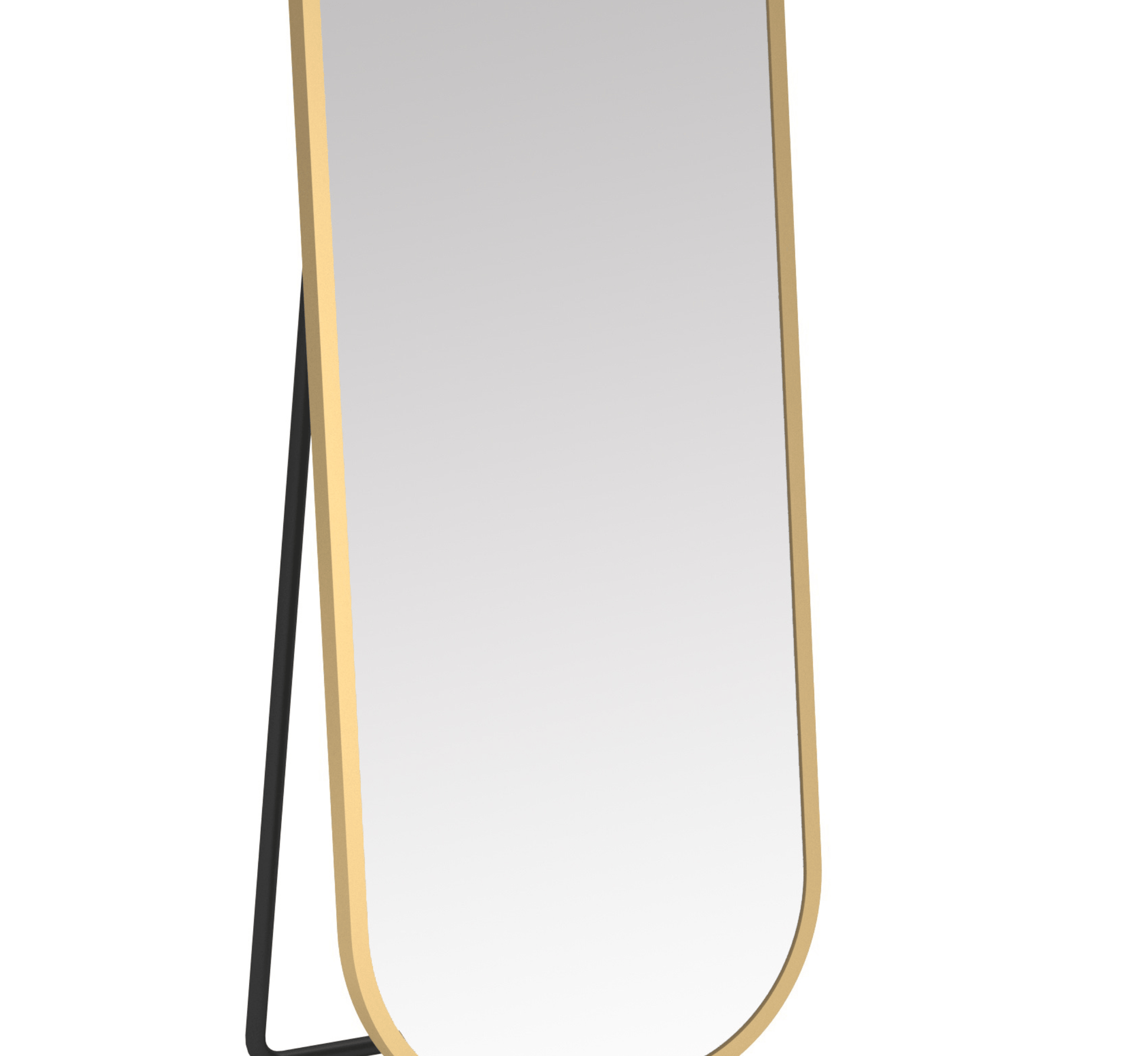 Capsule Metal Floor Mirror
