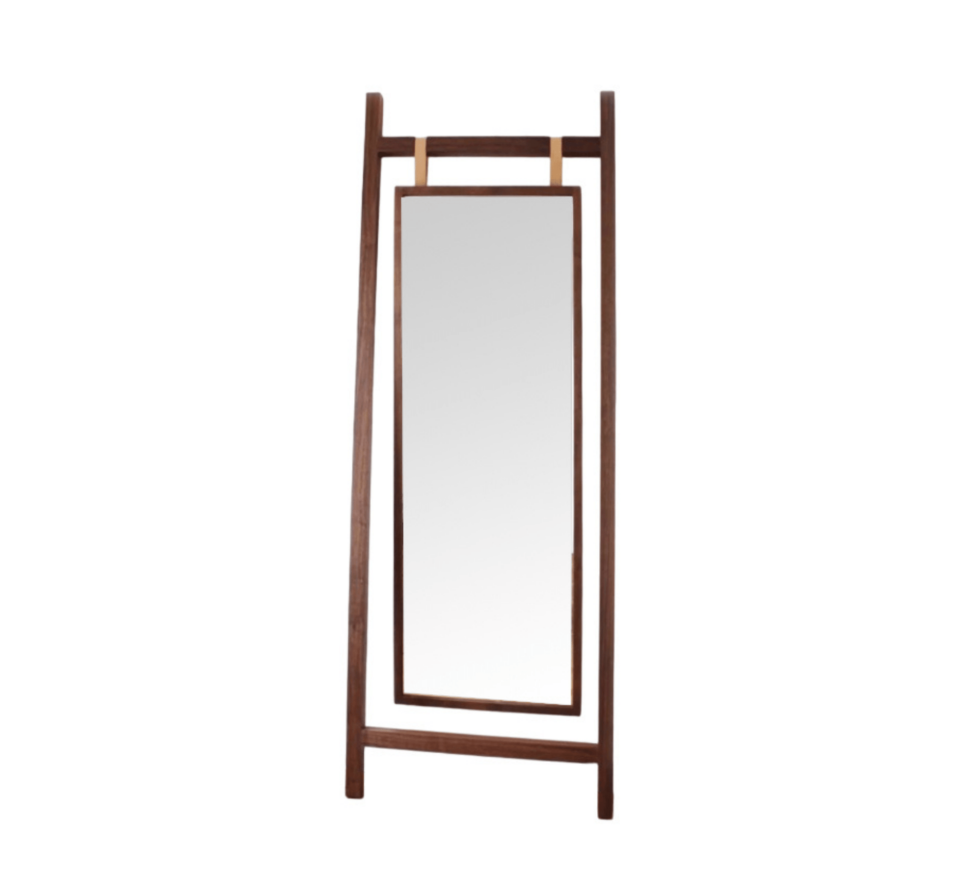 Elevated Wooden 6FT Floor Mirror