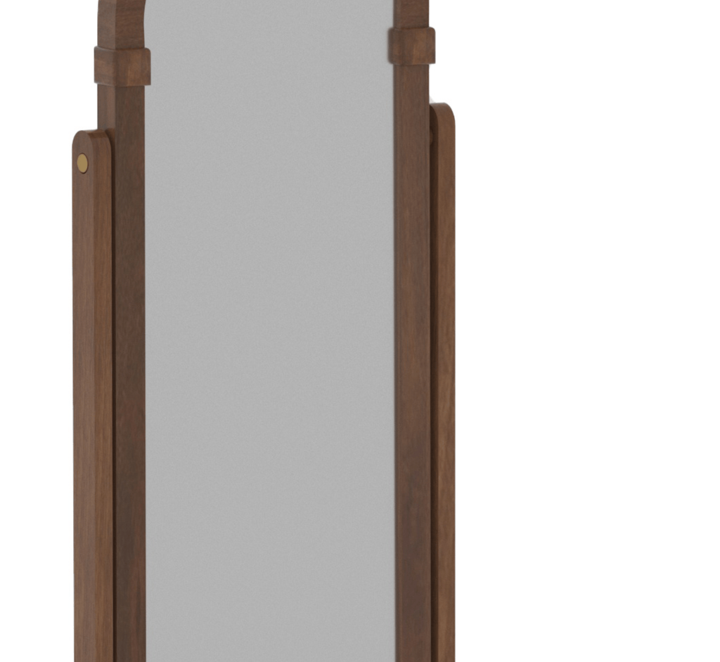 Jharokha Wooden Full-Length Cheval Mirror