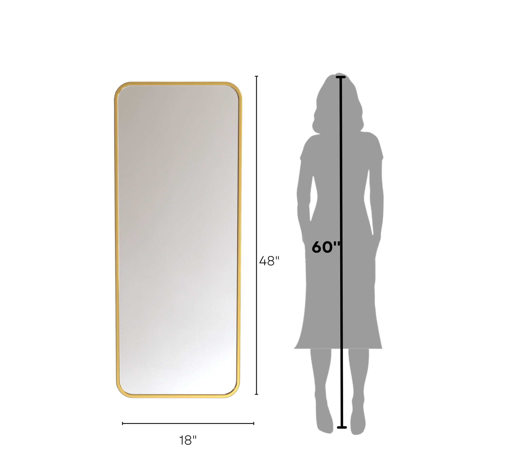 Mile Metal Wall Mirror