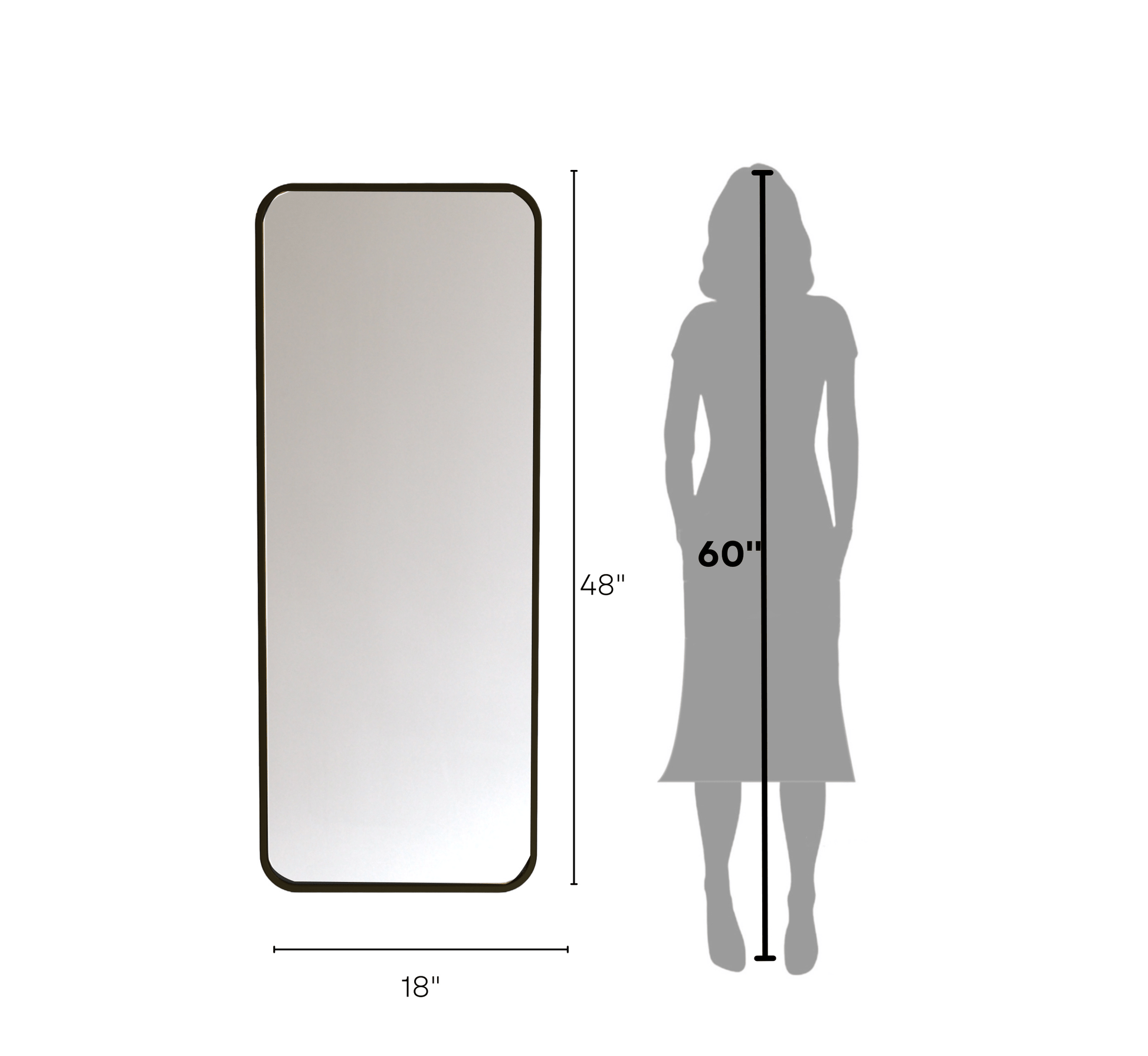 Mile Metal Wall Mirror