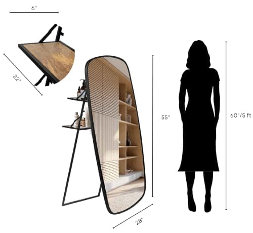 Ohana Full-length Mirror with Stand