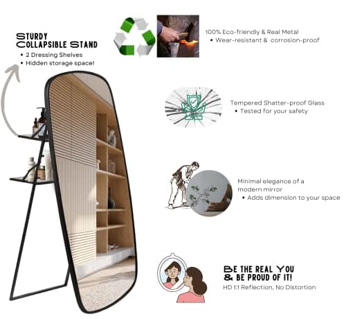 Ohana Full-length Mirror with Stand