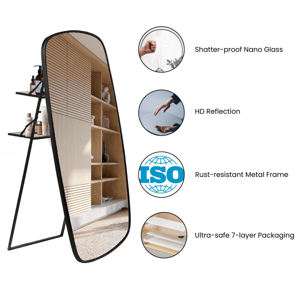 Ohana Full-length Mirror with Stand