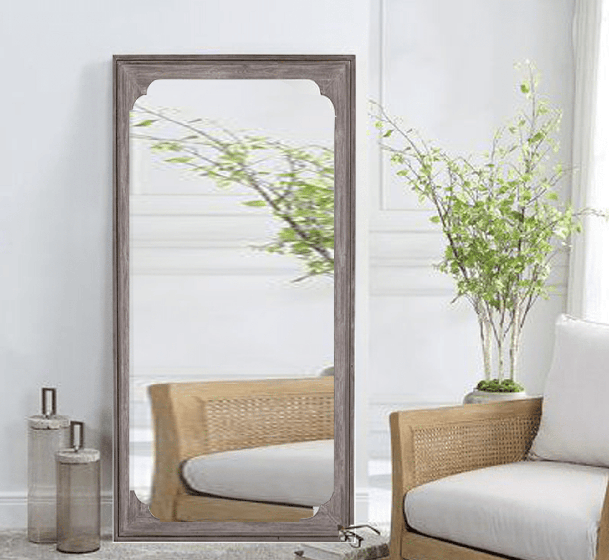 Pravesh Wooden Full-Length Mirror