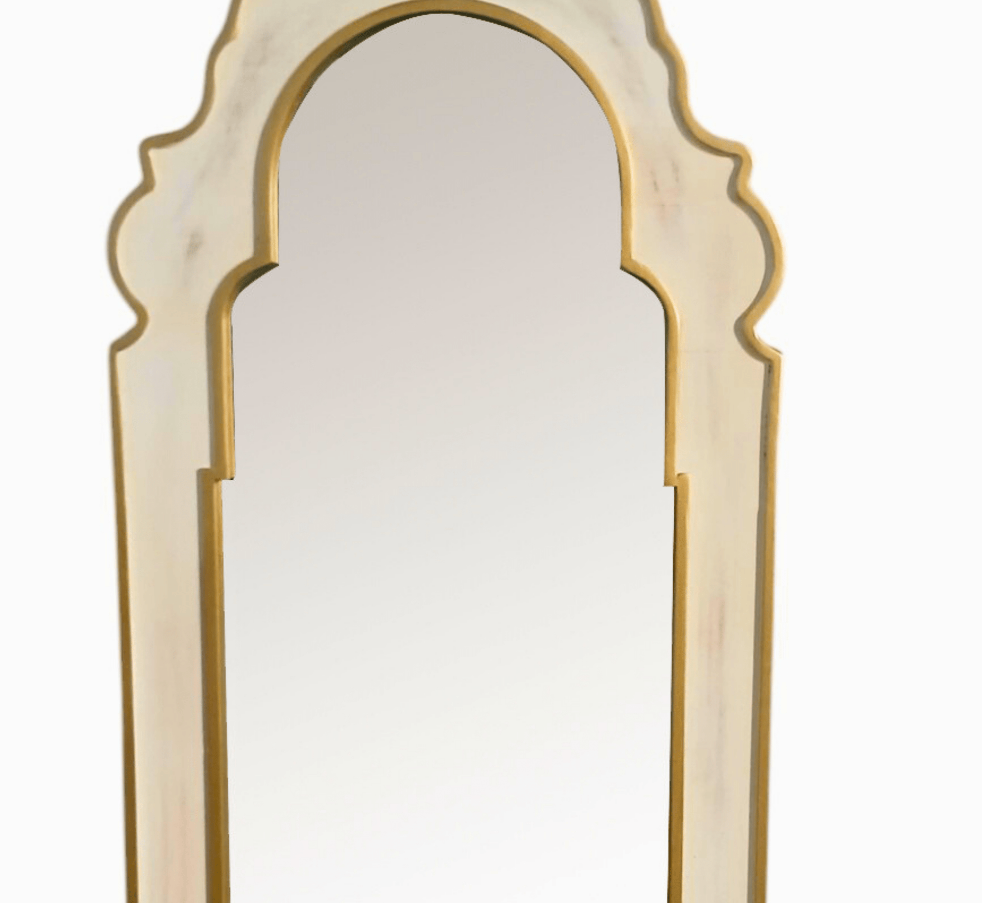 Silhouette Jharokha Wooden 6FT Floor Mirror