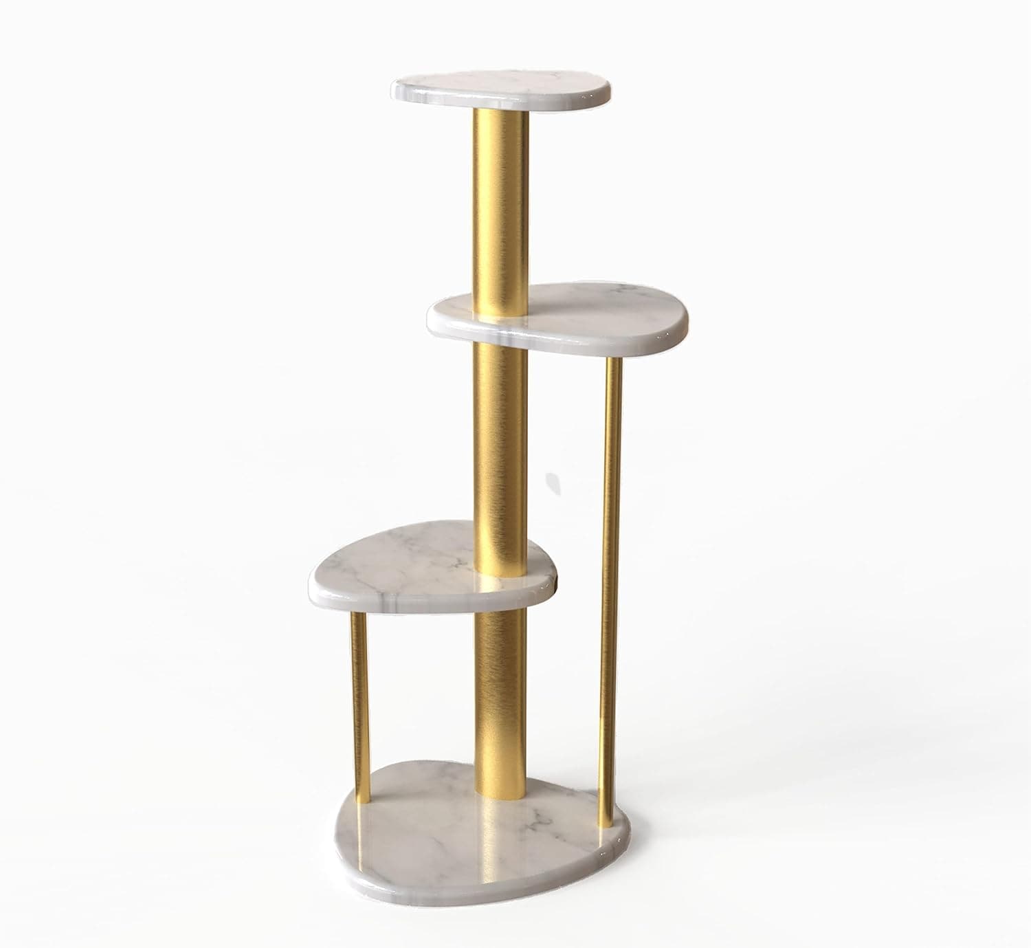 Ohana 4-Tier Marble Planter Stand