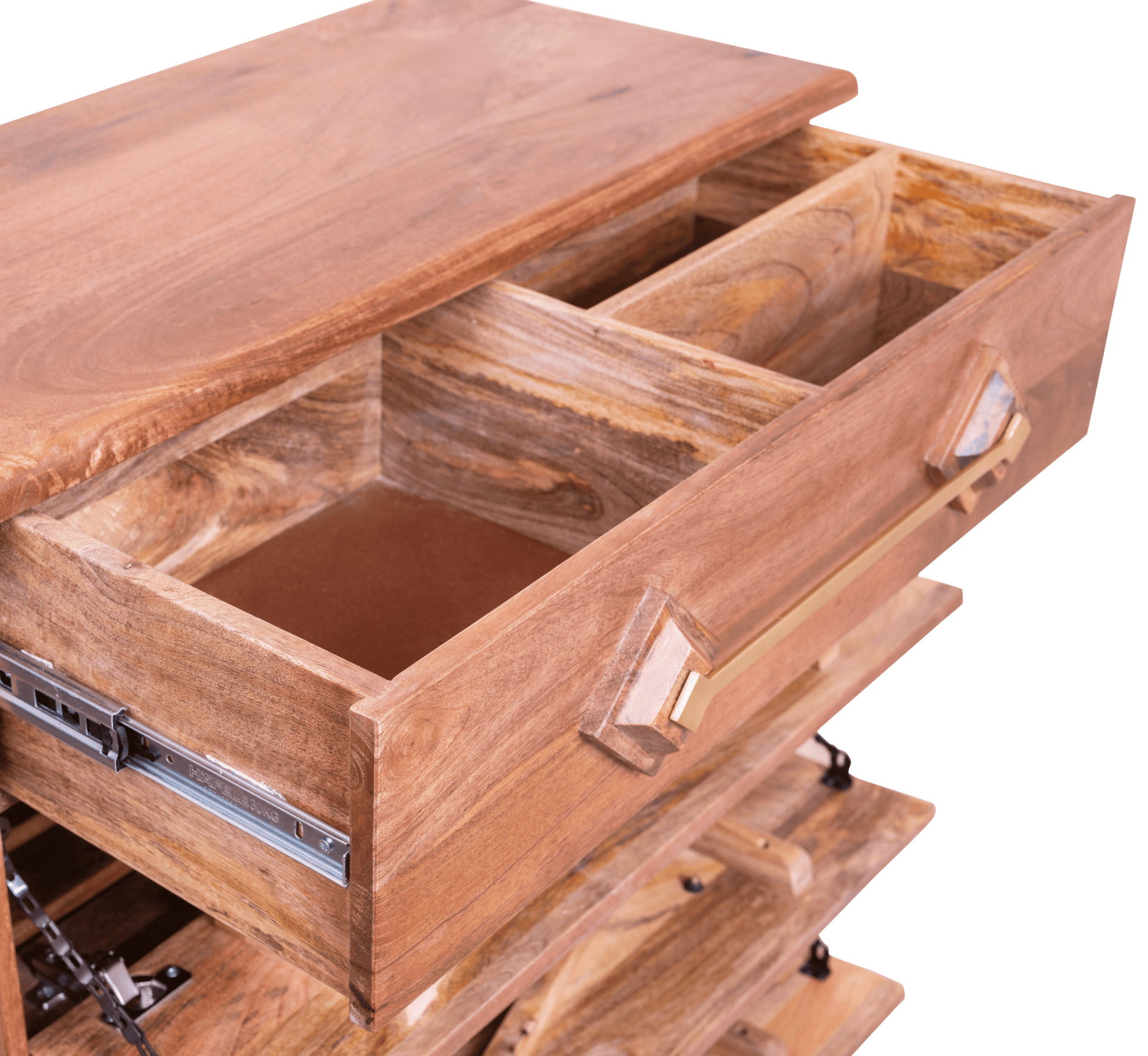 Rhombus Wooden 6-Tier Shoe Cabinet