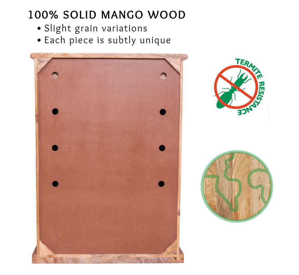 Rhombus Wooden 6-Tier Shoe Cabinet