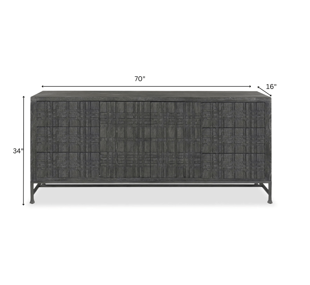 Ishir Wooden 70" Sideboard