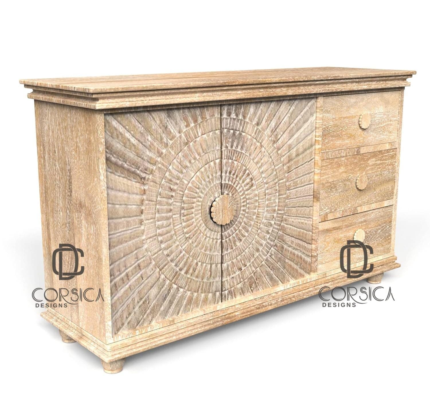 Rising Wooden 54" Sideboard