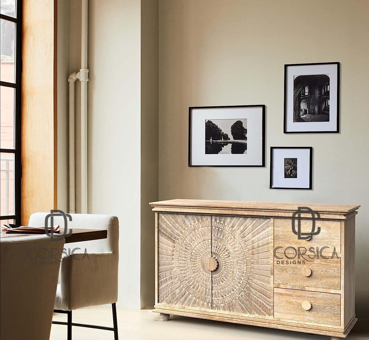 Rising Wooden 54" Sideboard