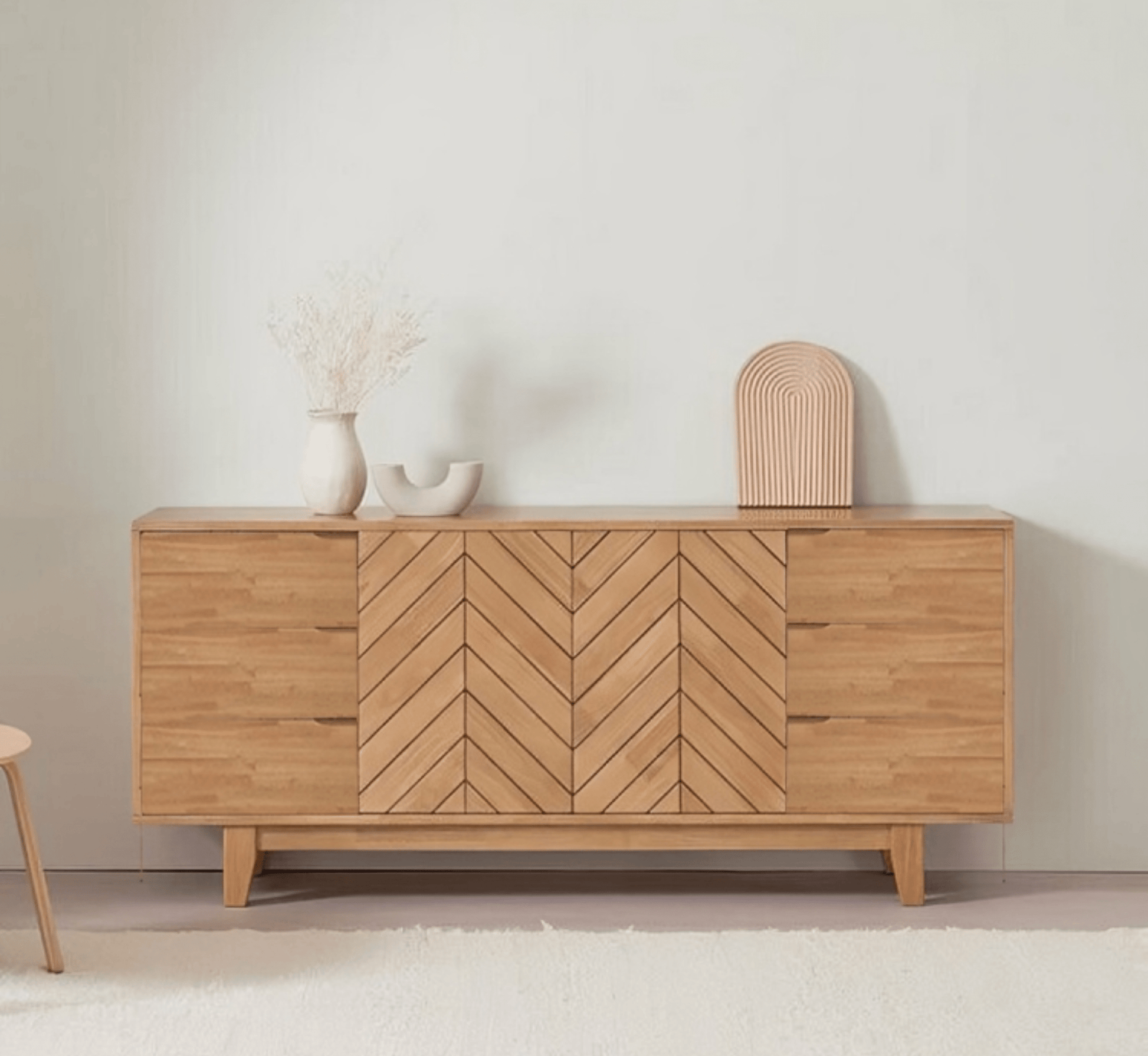 Vesnity Wooden 70" Sideboard