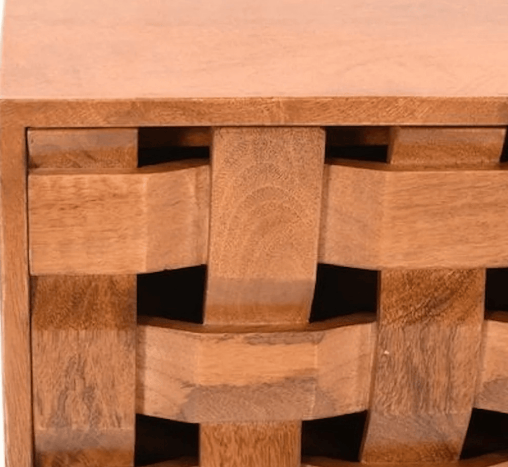 Woven Wooden 60" Sideboard