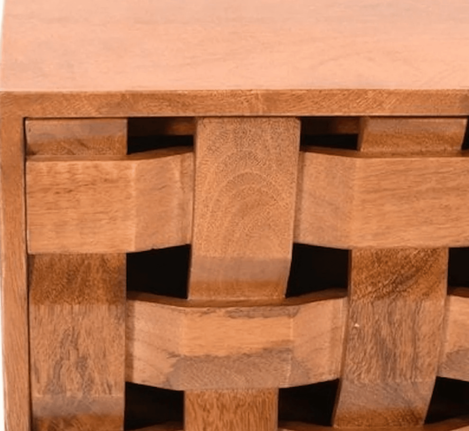 Woven Wooden 60" Sideboard