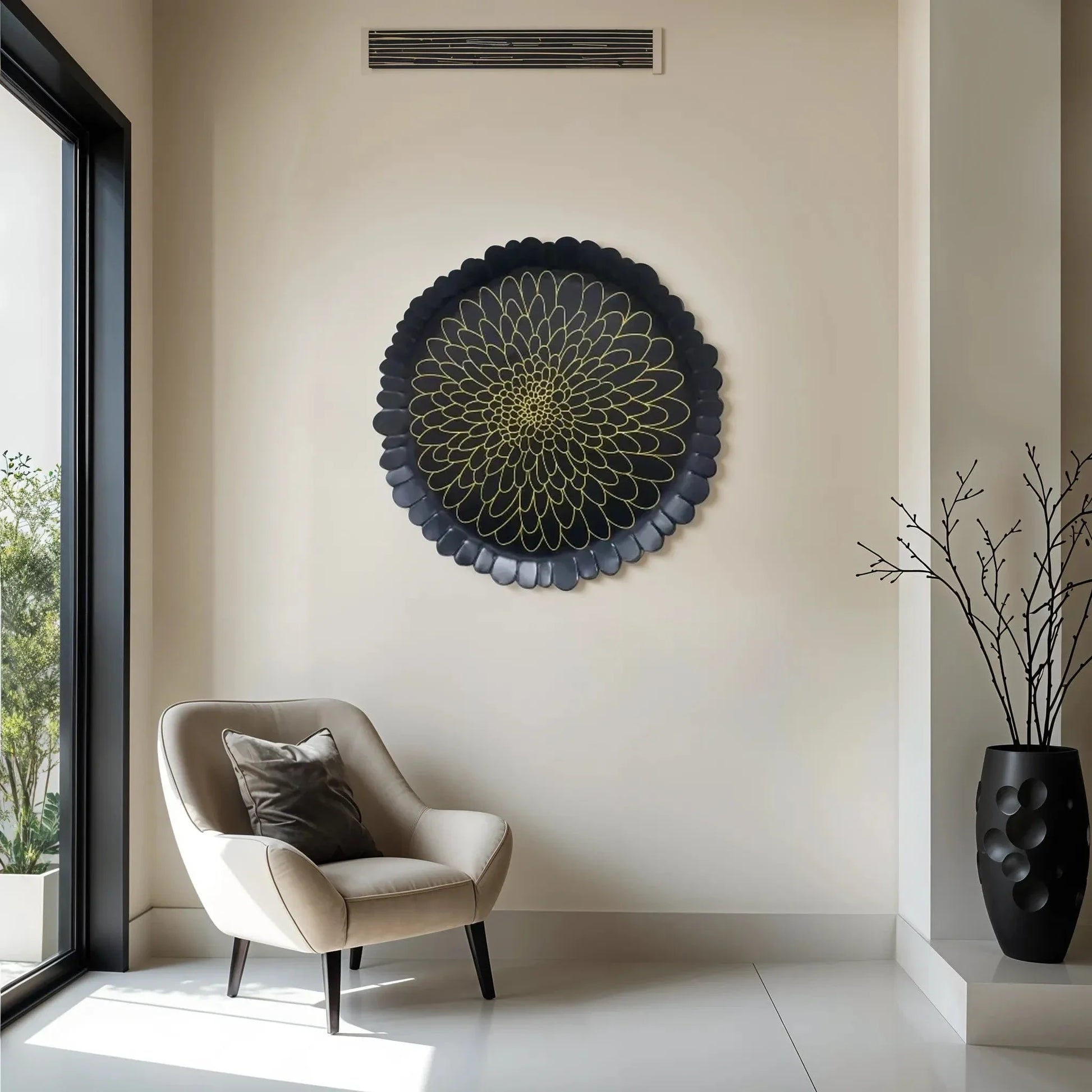 Etched Mild Steel Wall Decor