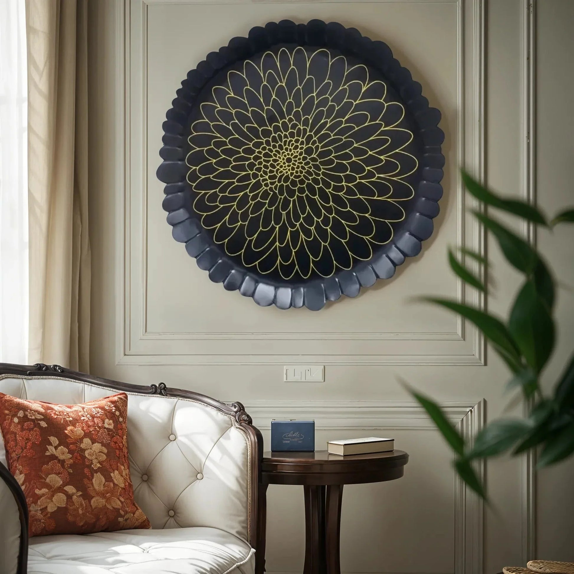 Etched Mild Steel Wall Decor