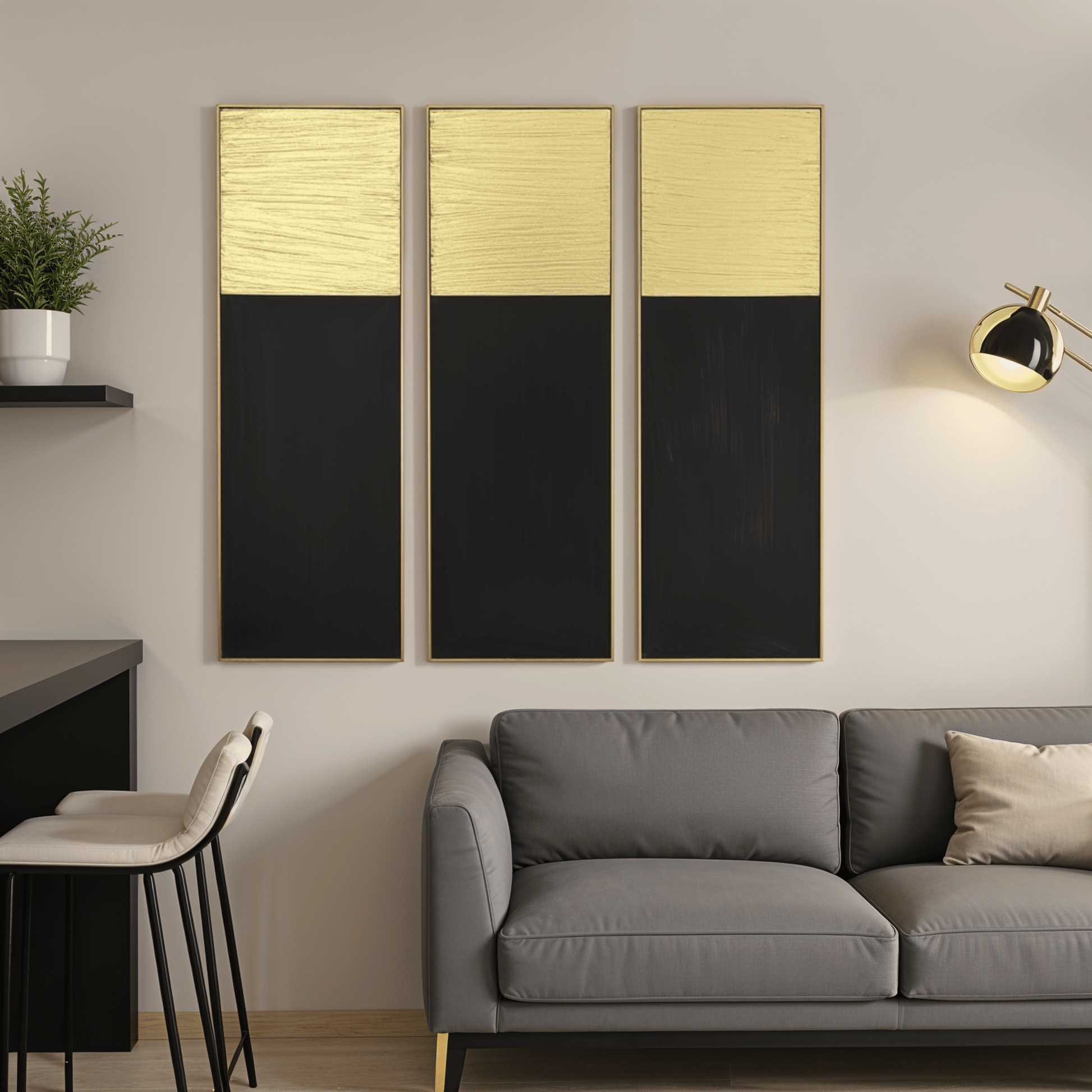 Grace Set of 3 Wooden Wall Decor Panels