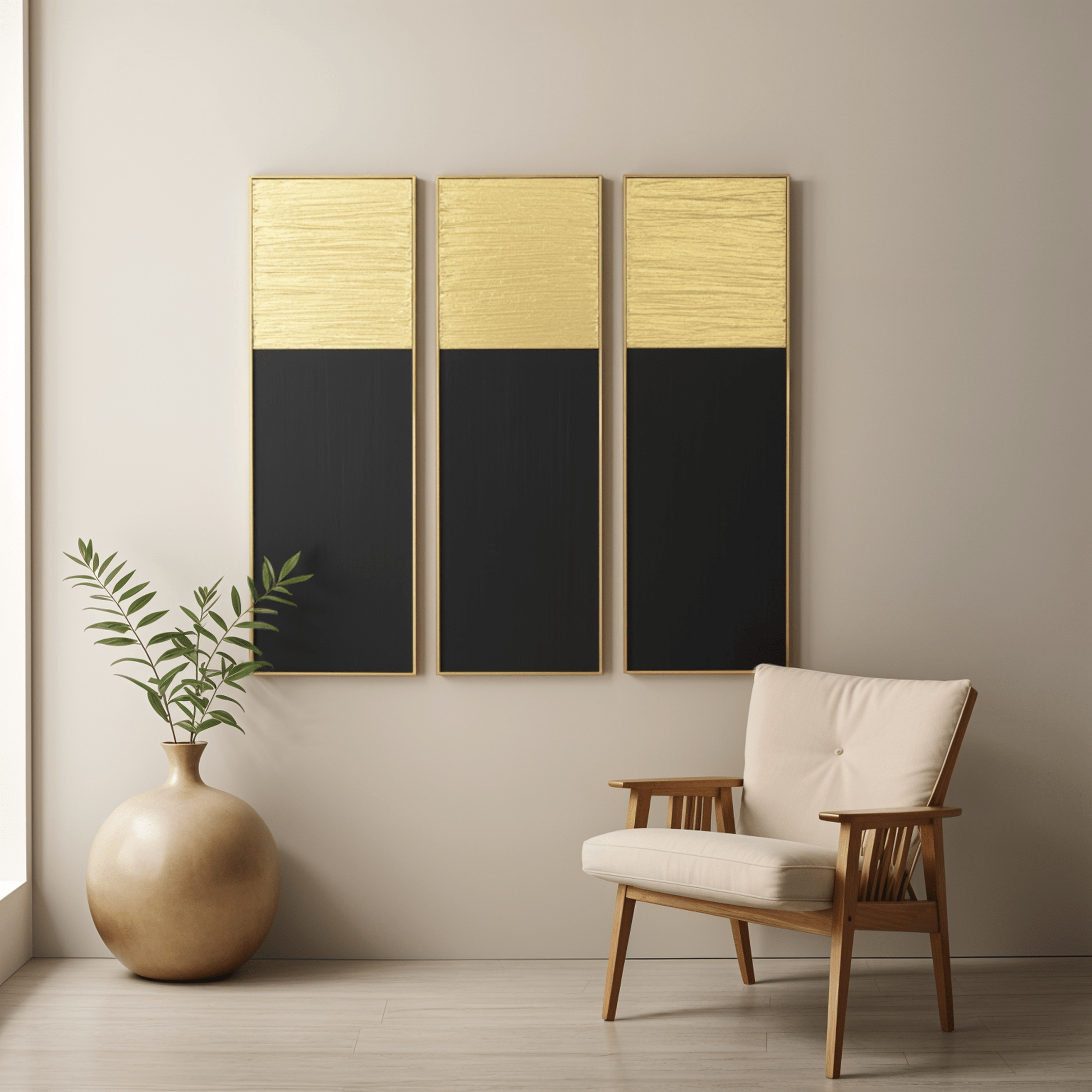 Grace Set of 3 Wooden Wall Decor Panels