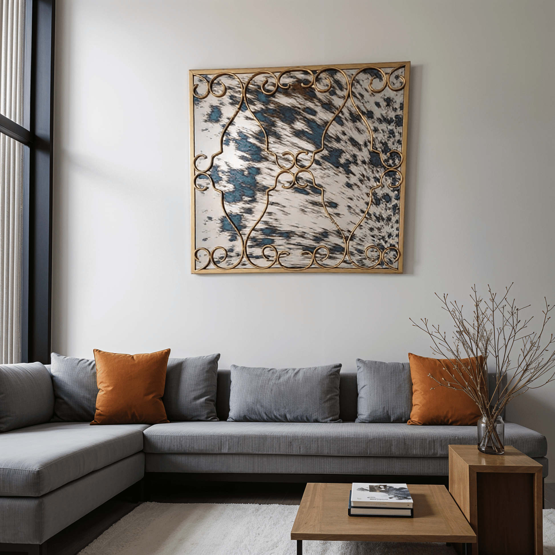 Ingrained Glass Wall Decor