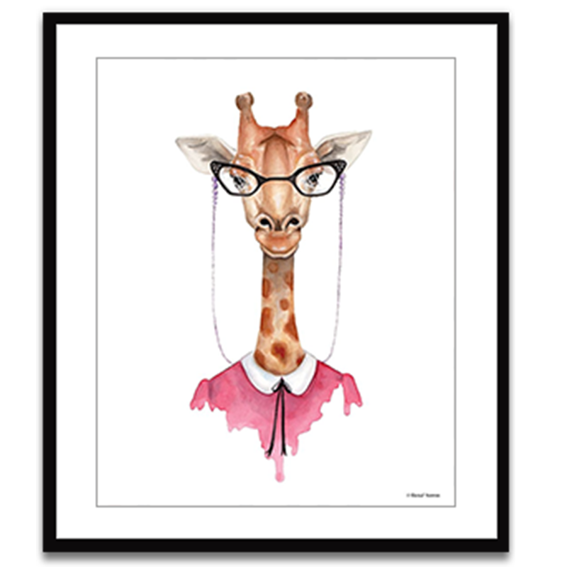 Giraffe in Glasses
