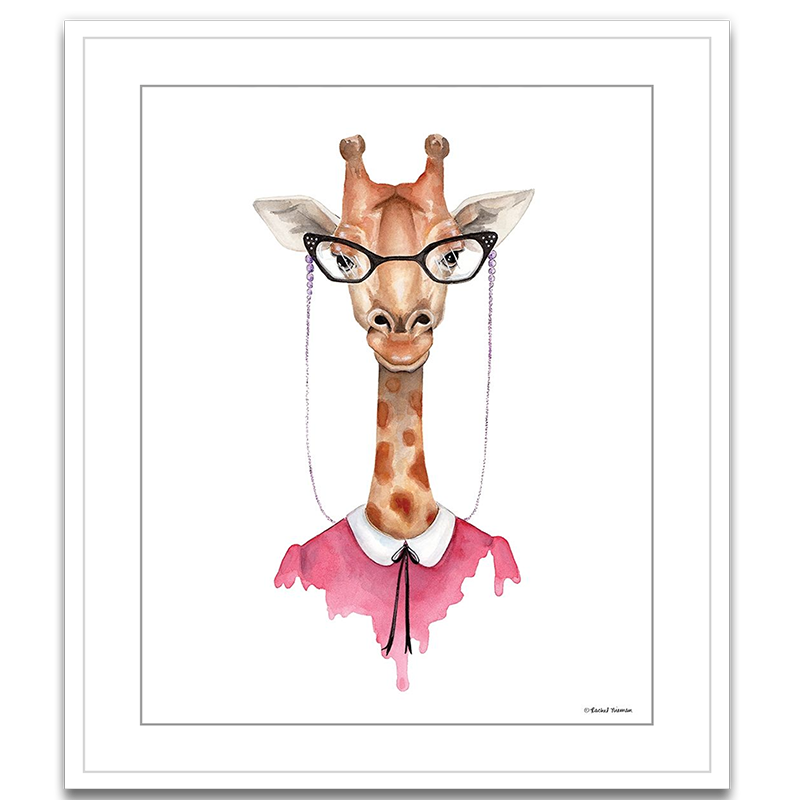 Giraffe in Glasses