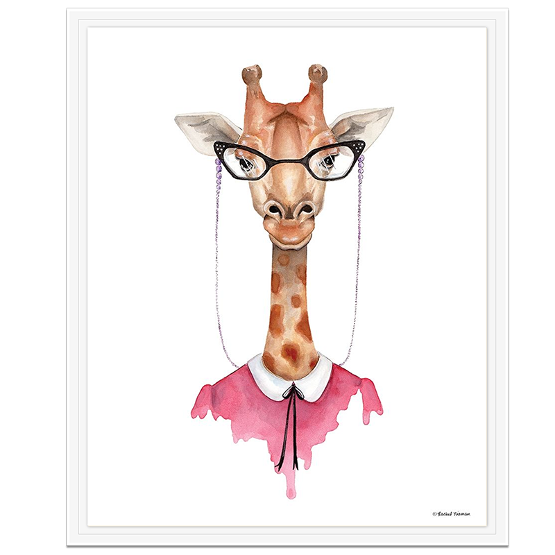 Giraffe in Glasses