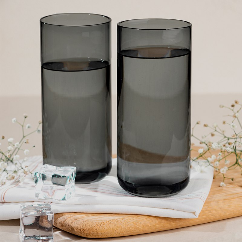 Juliette Cocktail Glasses (Straight) - Grey