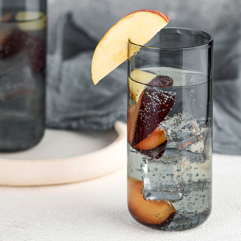 Juliette Cocktail Glasses (Straight) - Grey