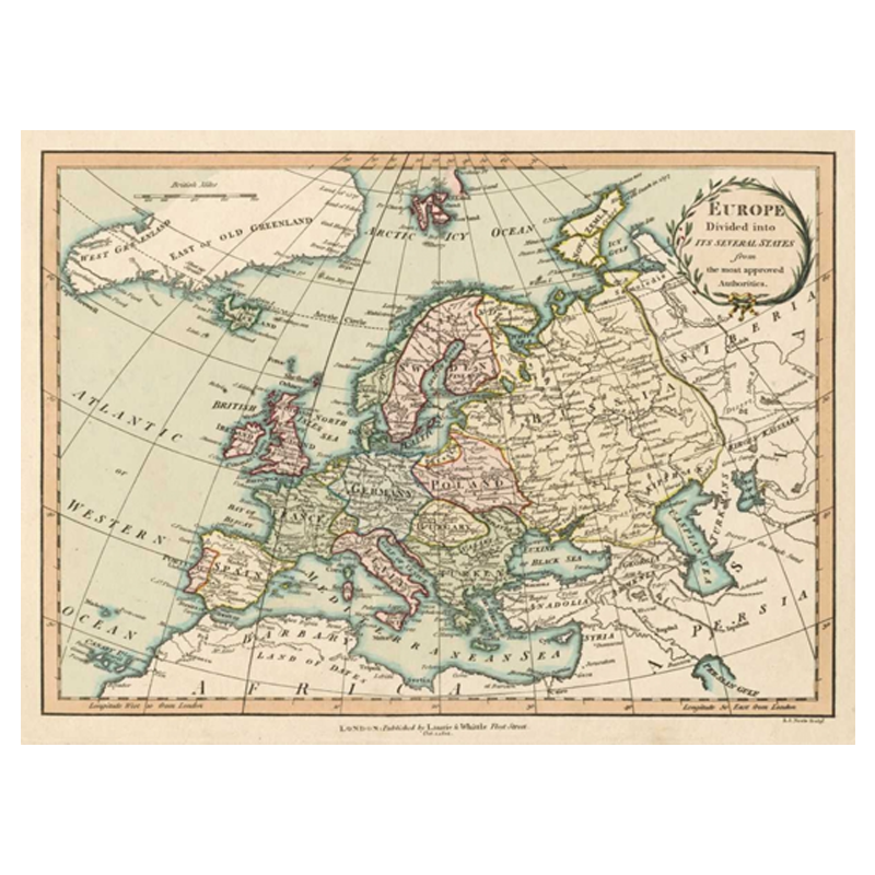 Historic Map of Europe