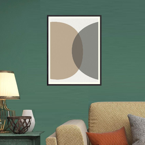 Mid century Abstract circle 1